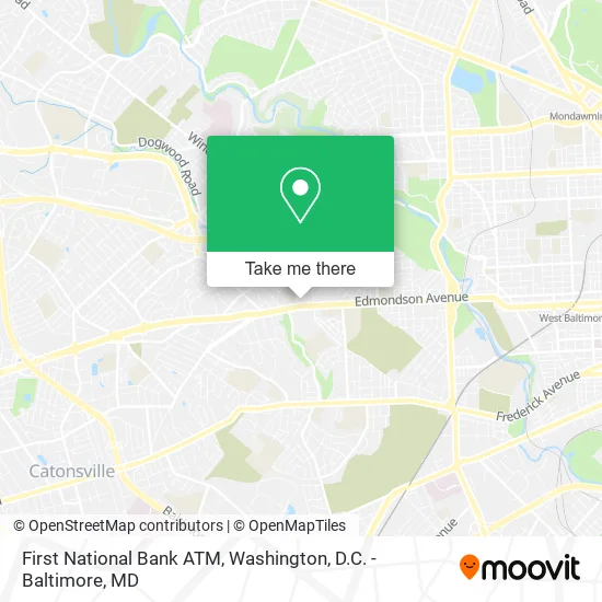 First National Bank ATM map