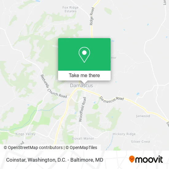 Coinstar map