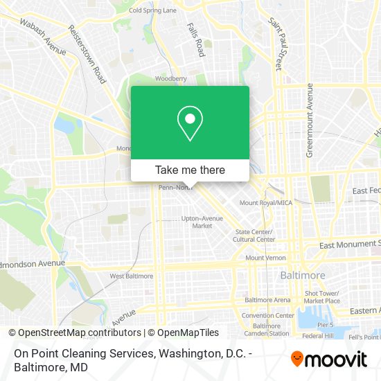On Point Cleaning Services map