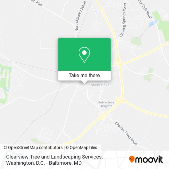 Clearview Tree and Landscaping Services map