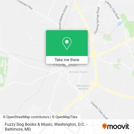 Fuzzy Dog Books & Music map