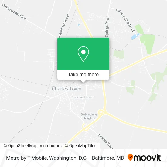Metro by T-Mobile map