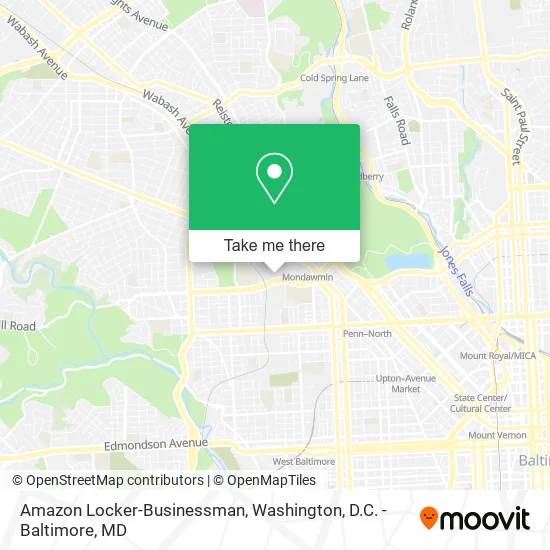 Amazon Locker-Businessman map