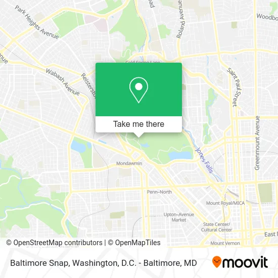 Baltimore Snap map