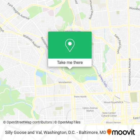 Silly Goose and Val map