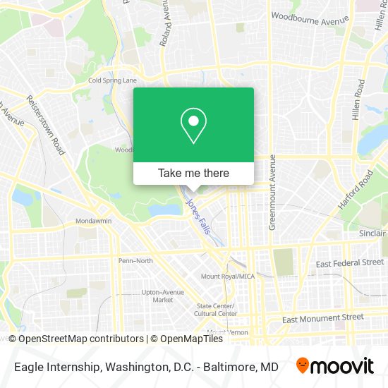 Eagle Internship map