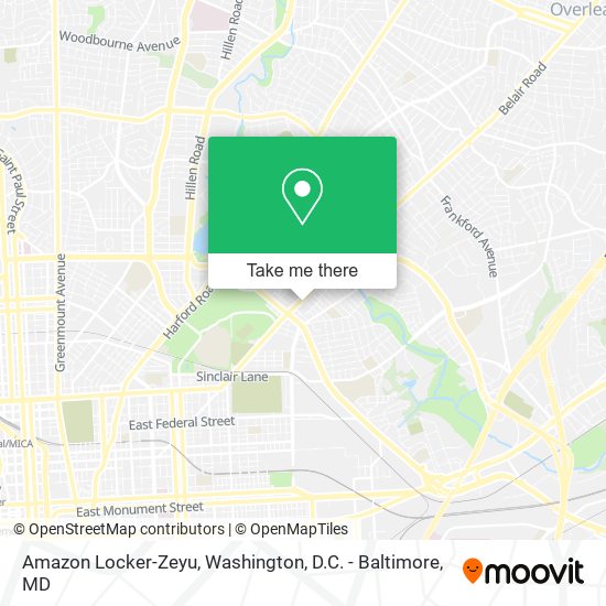 Mapa de Amazon Locker-Zeyu