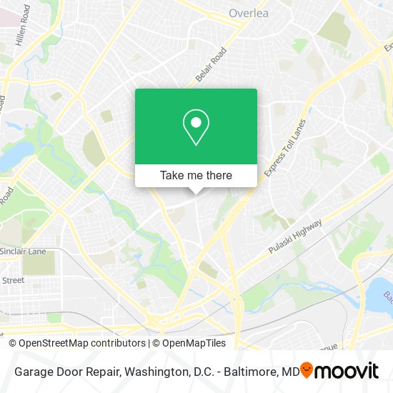 Garage Door Repair map