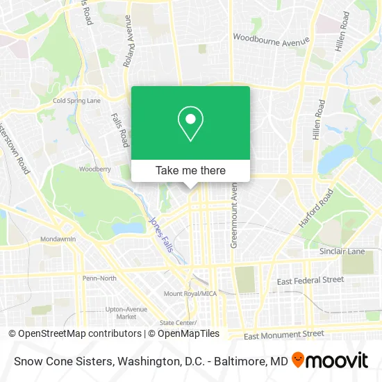 Snow Cone Sisters map