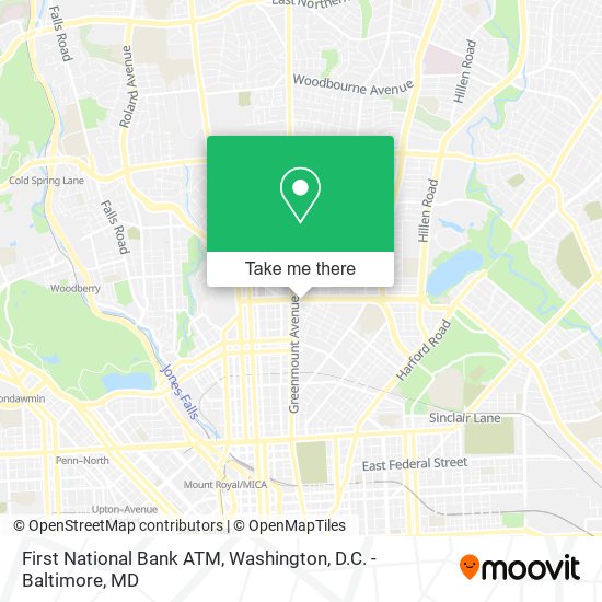 First National Bank ATM map