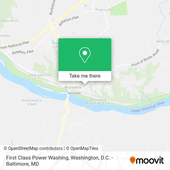 First Class Power Washing map
