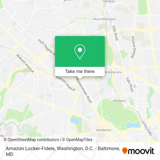 Amazon Locker-Fidele map