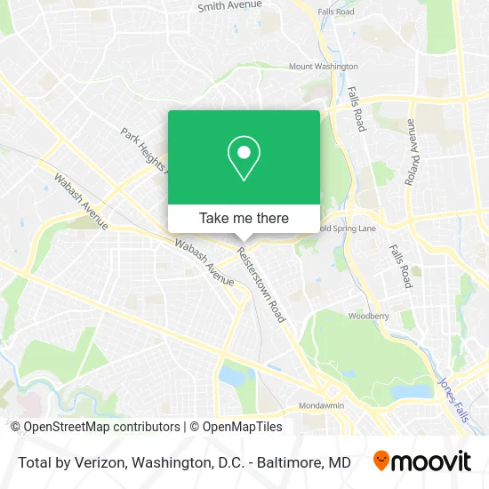 Total by Verizon map