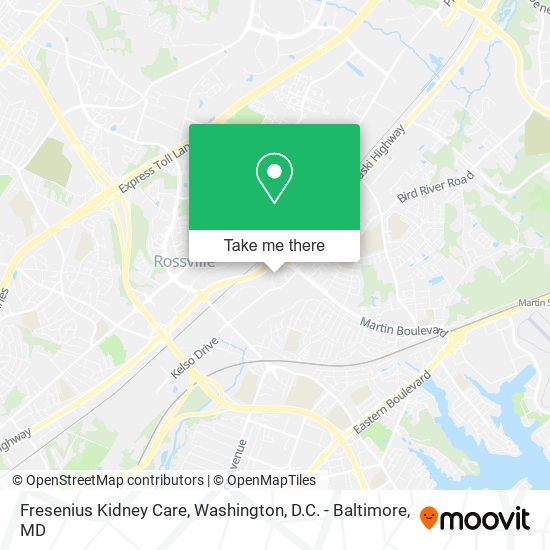 Fresenius Kidney Care map