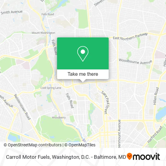 Carroll Motor Fuels map