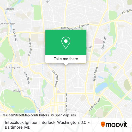 Mapa de Intoxalock Ignition Interlock