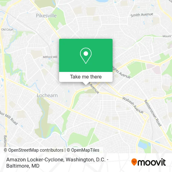 Amazon Locker-Cyclone map