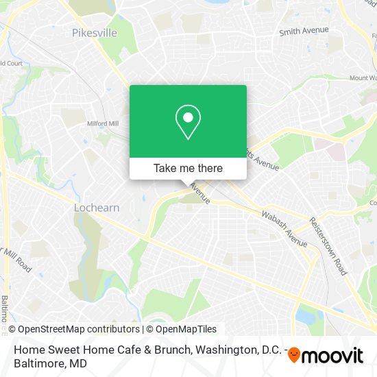 Mapa de Home Sweet Home Cafe & Brunch
