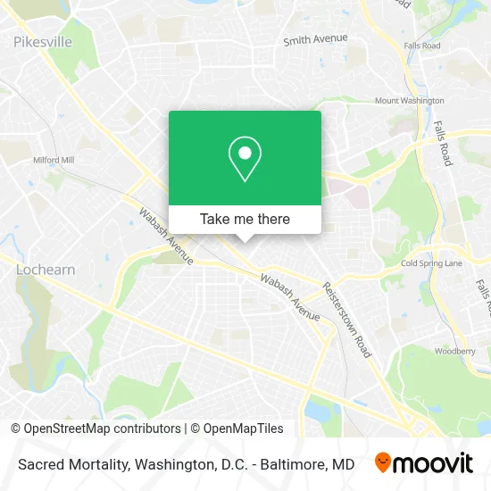 Sacred Mortality map