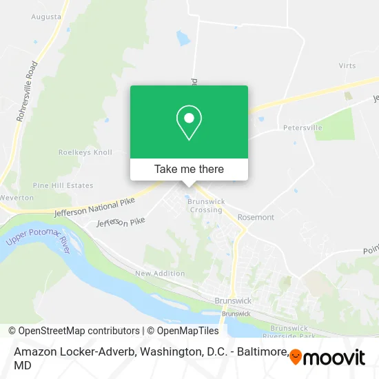 Amazon Locker-Adverb map