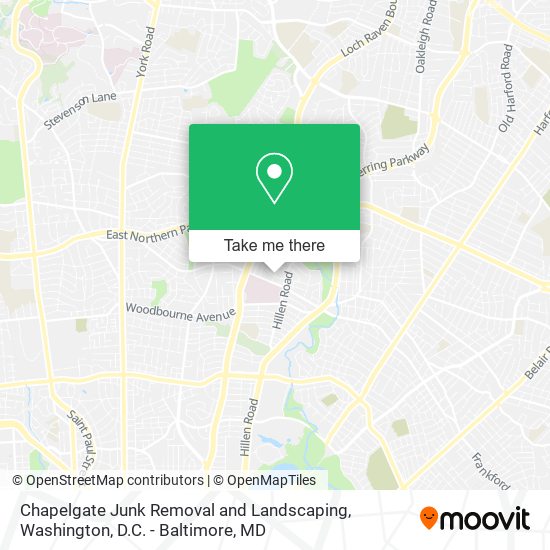 Mapa de Chapelgate Junk Removal and Landscaping