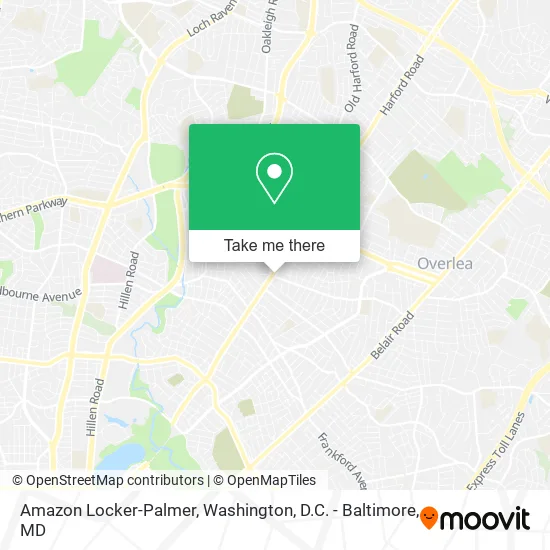 Amazon Locker-Palmer map