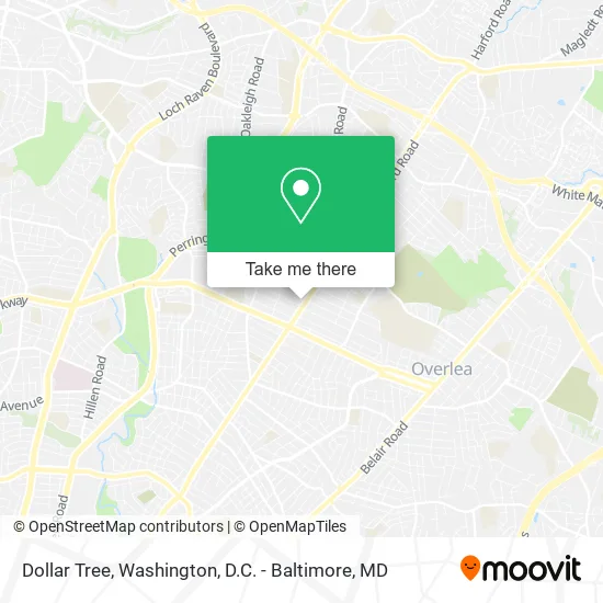 Mapa de Dollar Tree