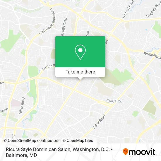 Ricura Style Dominican Salon map