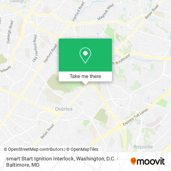 smart Start Ignition Interlock map