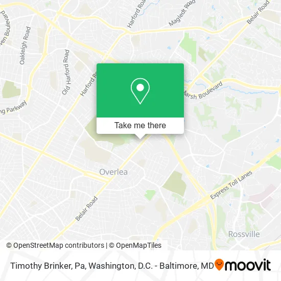 Timothy Brinker, Pa map