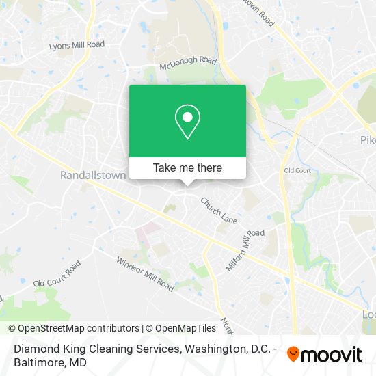 Mapa de Diamond King Cleaning Services