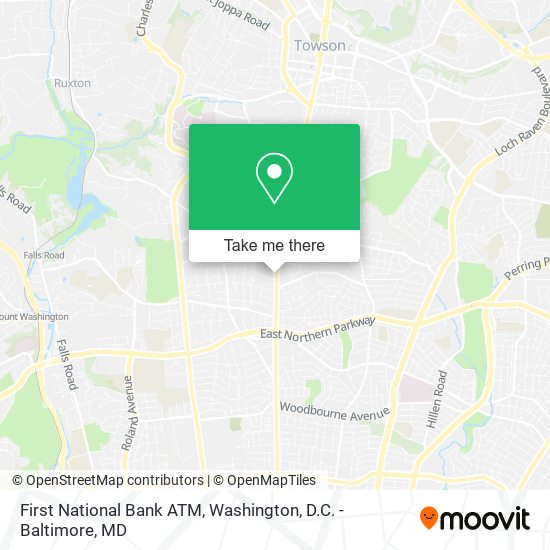 First National Bank ATM map