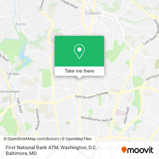First National Bank ATM map