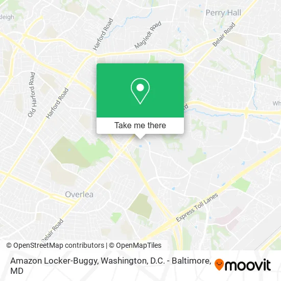 Amazon Locker-Buggy map