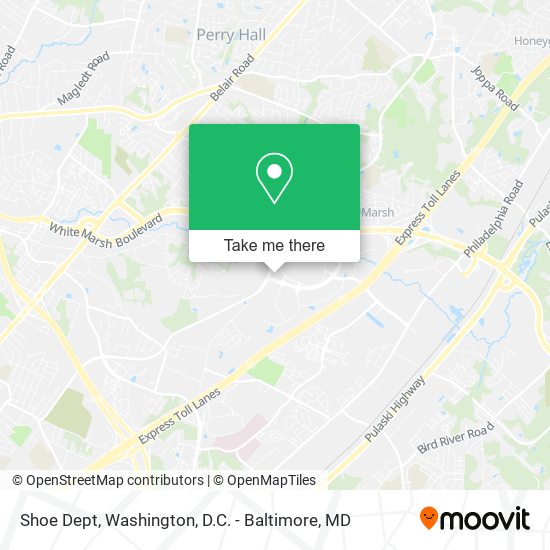Shoe Dept map