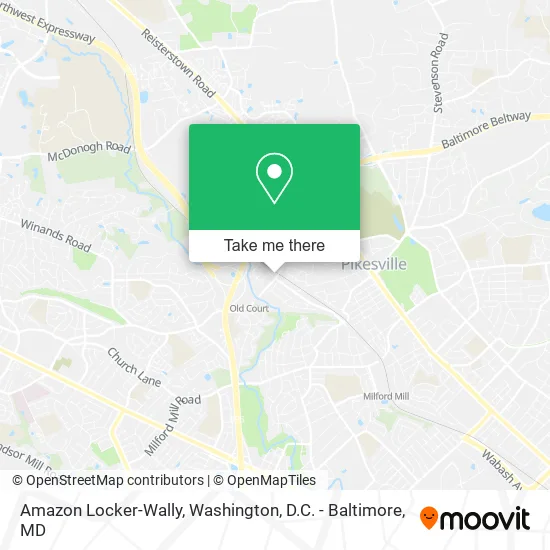 Amazon Locker-Wally map