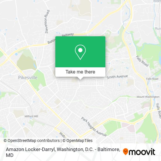 Amazon Locker-Darryl map