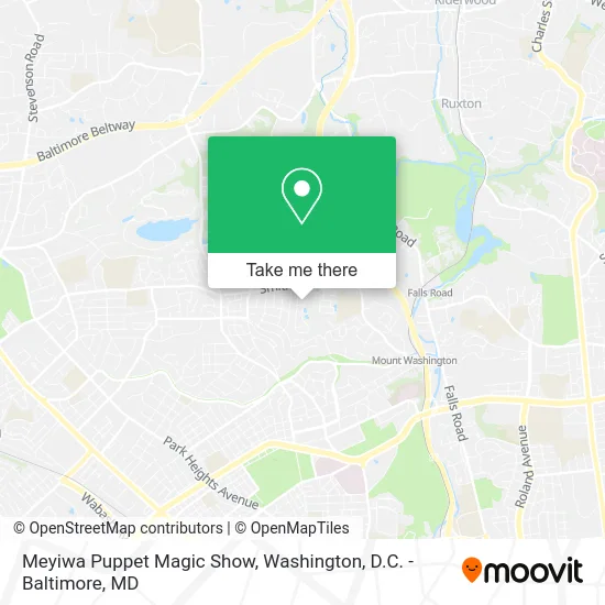 Meyiwa Puppet Magic Show map