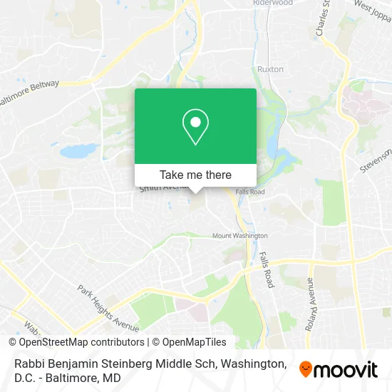 Rabbi Benjamin Steinberg Middle Sch map