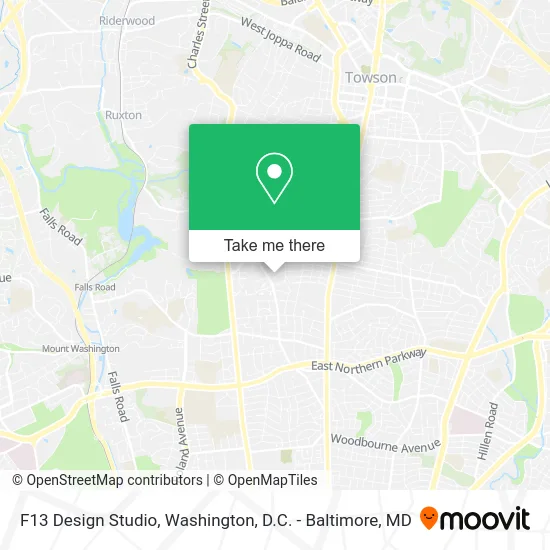 F13 Design Studio map