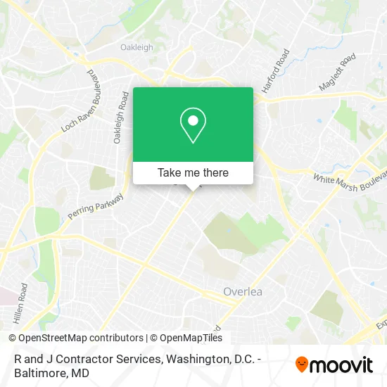 R and J Contractor Services map