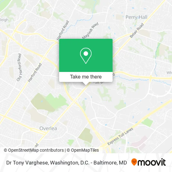 Dr Tony Varghese map