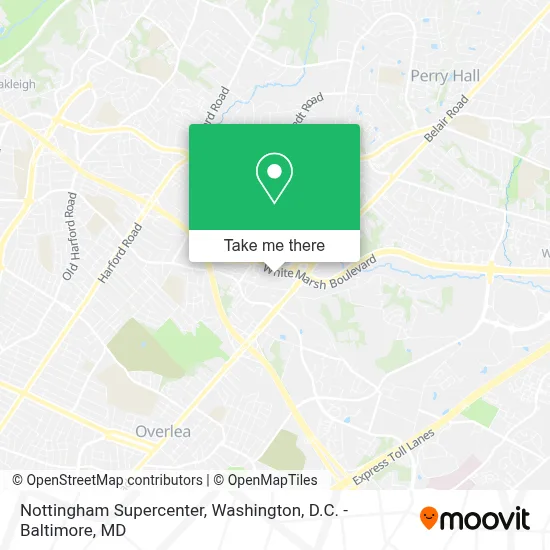 Nottingham Supercenter map