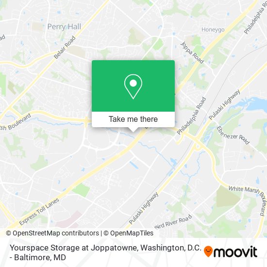 Yourspace Storage at Joppatowne map