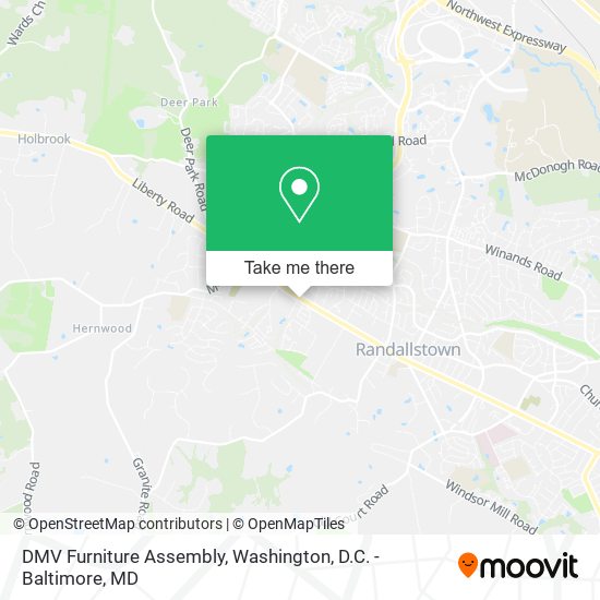 DMV Furniture Assembly map