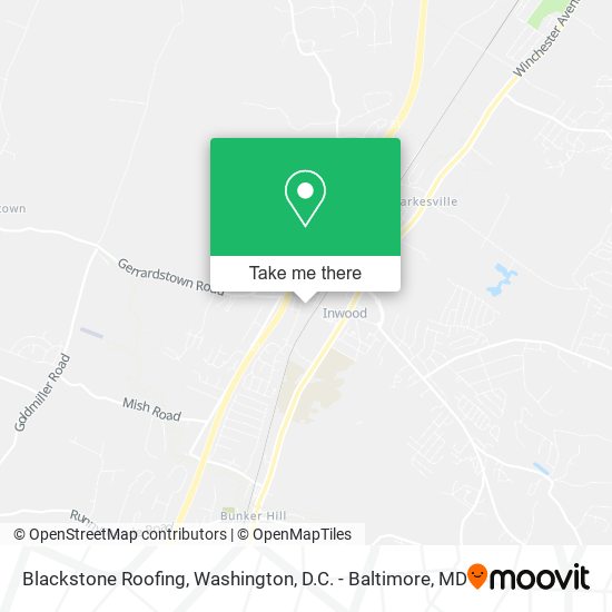 Blackstone Roofing map