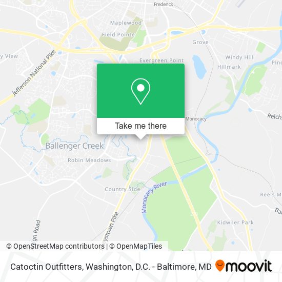 Mapa de Catoctin Outfitters