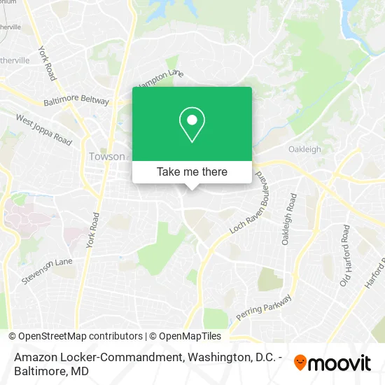 Mapa de Amazon Locker-Commandment
