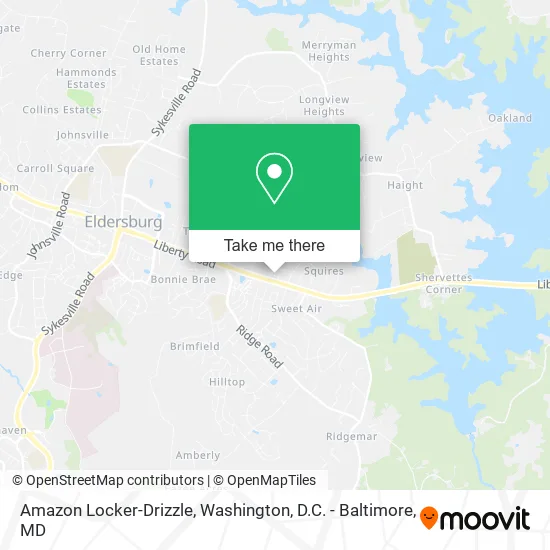 Amazon Locker-Drizzle map