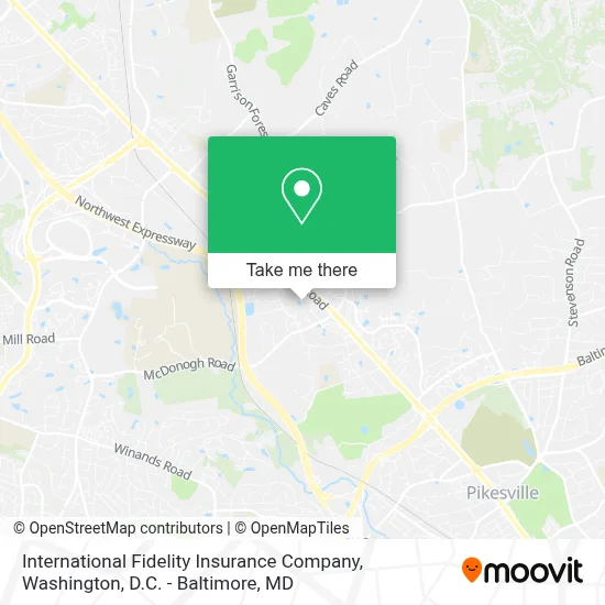 International Fidelity Insurance Company map
